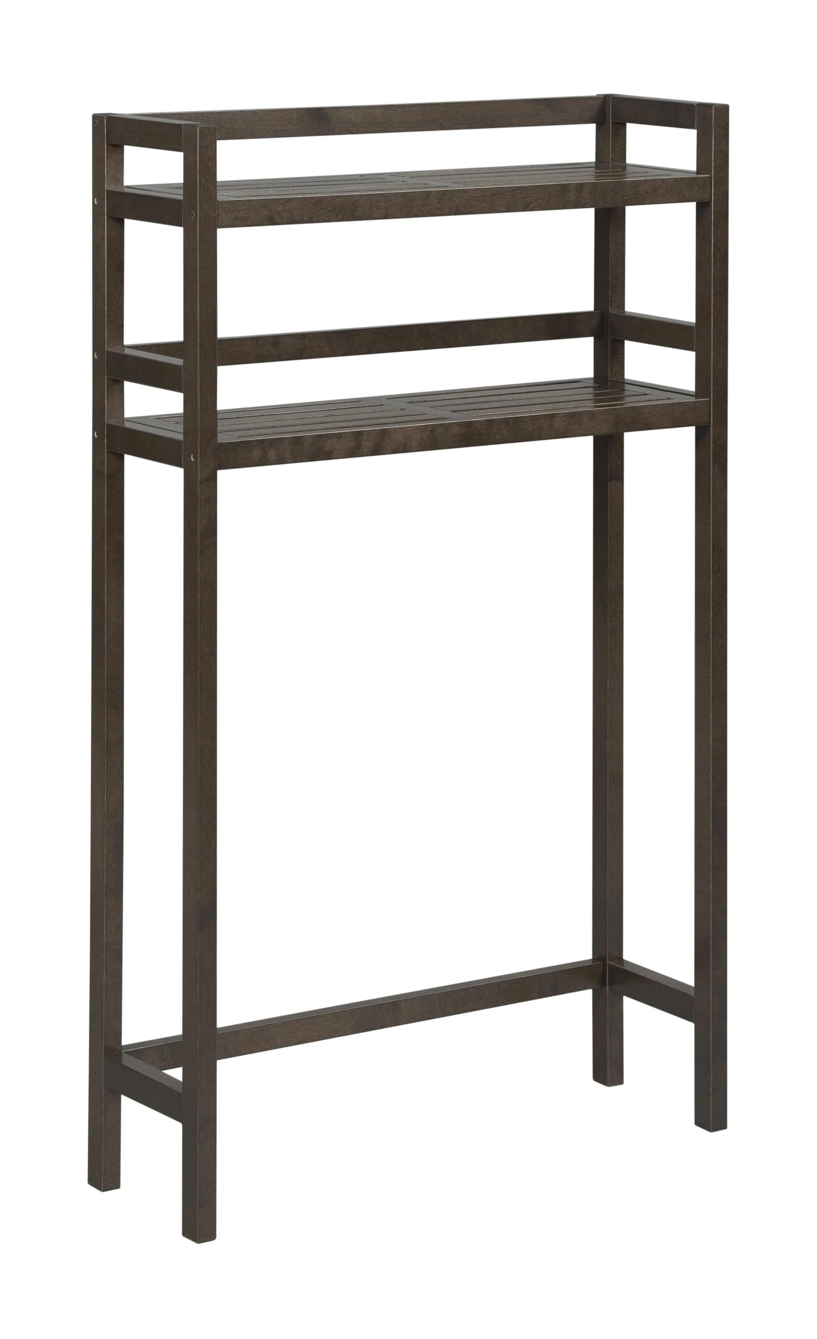 New Ridge Home Goods Dunnsville 2 Tier Space Saver Espresso