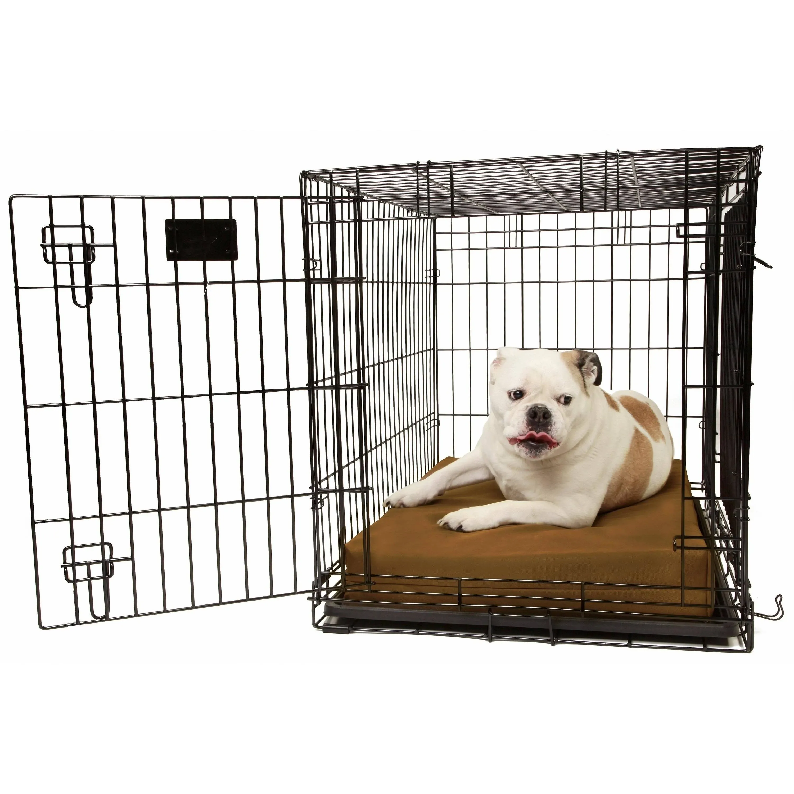 Big Barker Orthopedic 4" Dog Crate Pad Fits 36" x 24" Crate - Waterproof & Tear Resistant - Thick, Heavy Duty, Tough, Washable Cover - Luxury Orthopedic Support Foam Inside - Made in USABig Barker Orthopedic 4" Dog Crate Pad Fits 36" x 24" Crat…