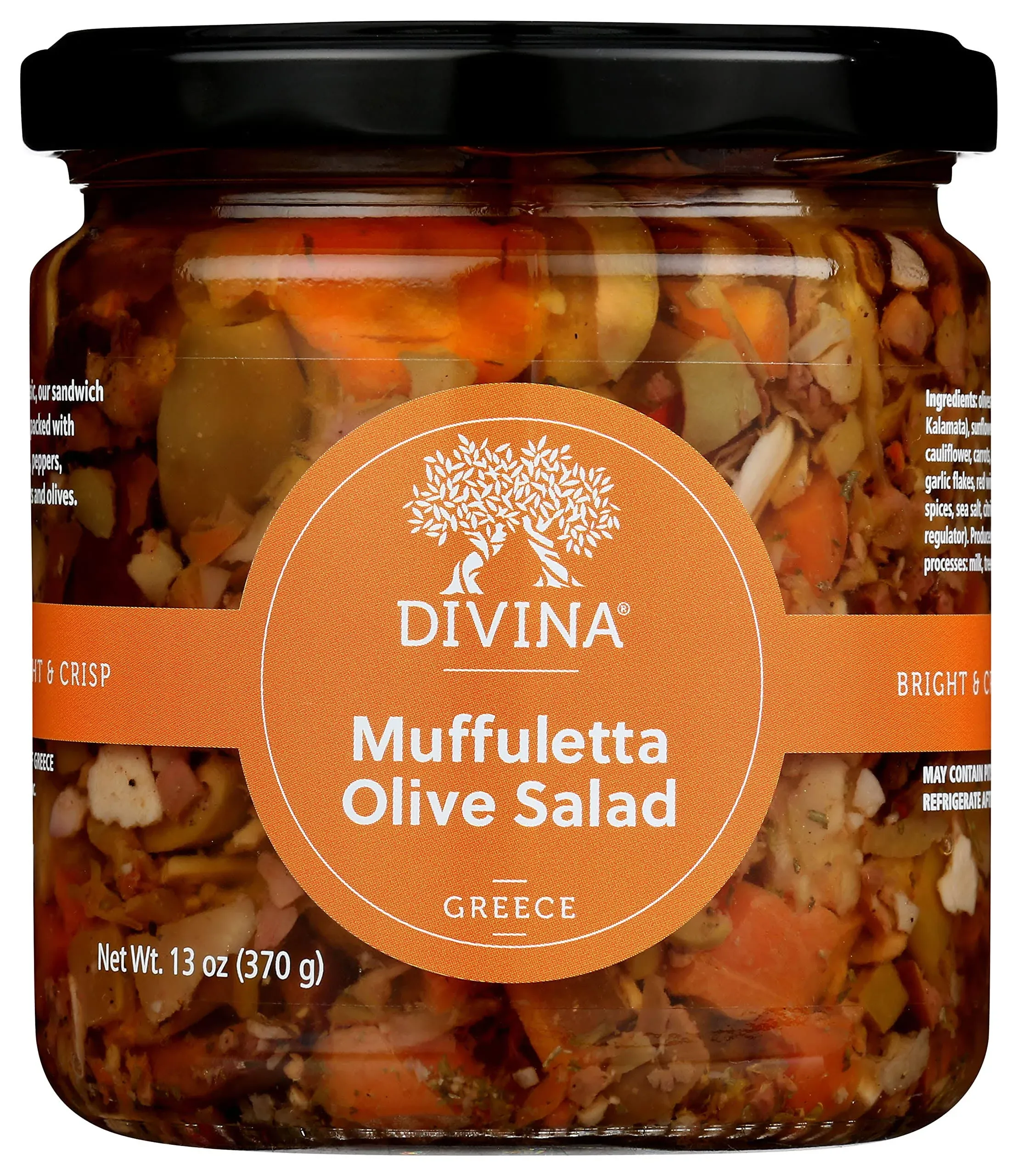 Divina Muffuletta Olive Salad, 13 Ounce -- 6 per case