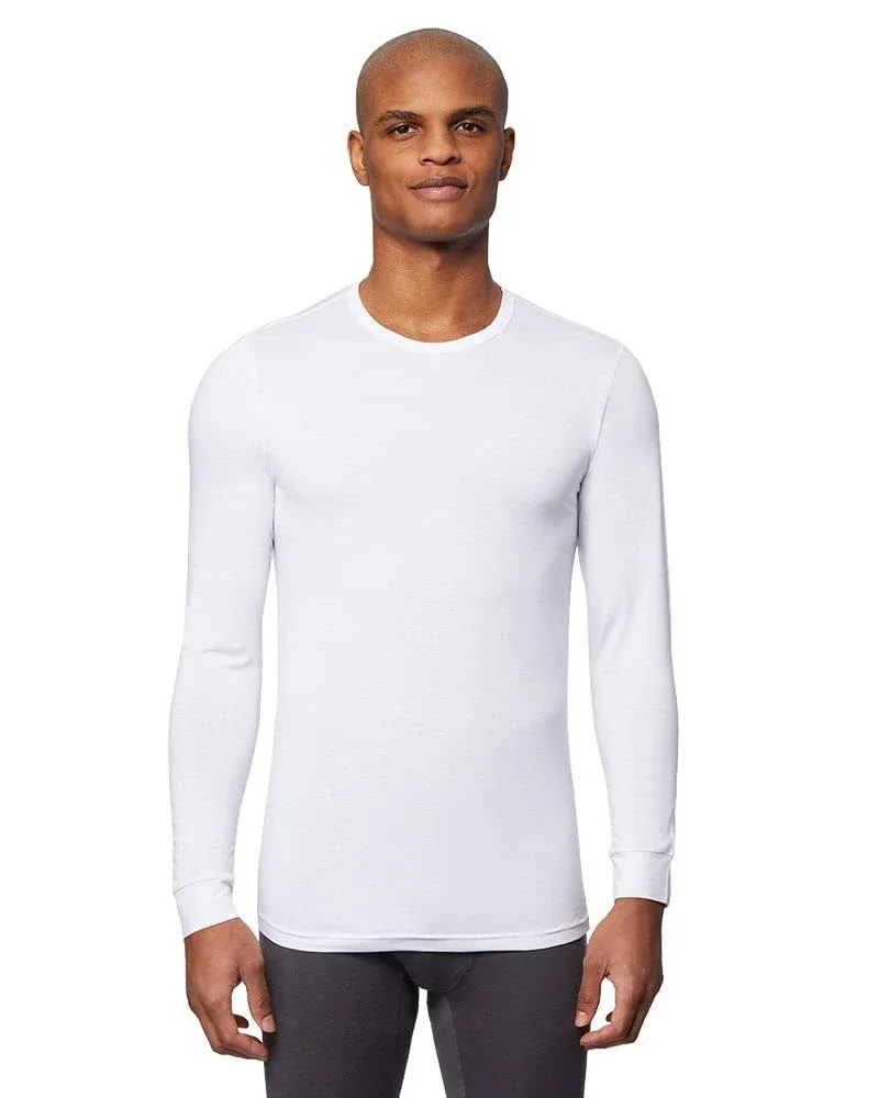 32 Degrees Mens Lightweight Baselayer Crew Top Long Sleeve Form Fittin