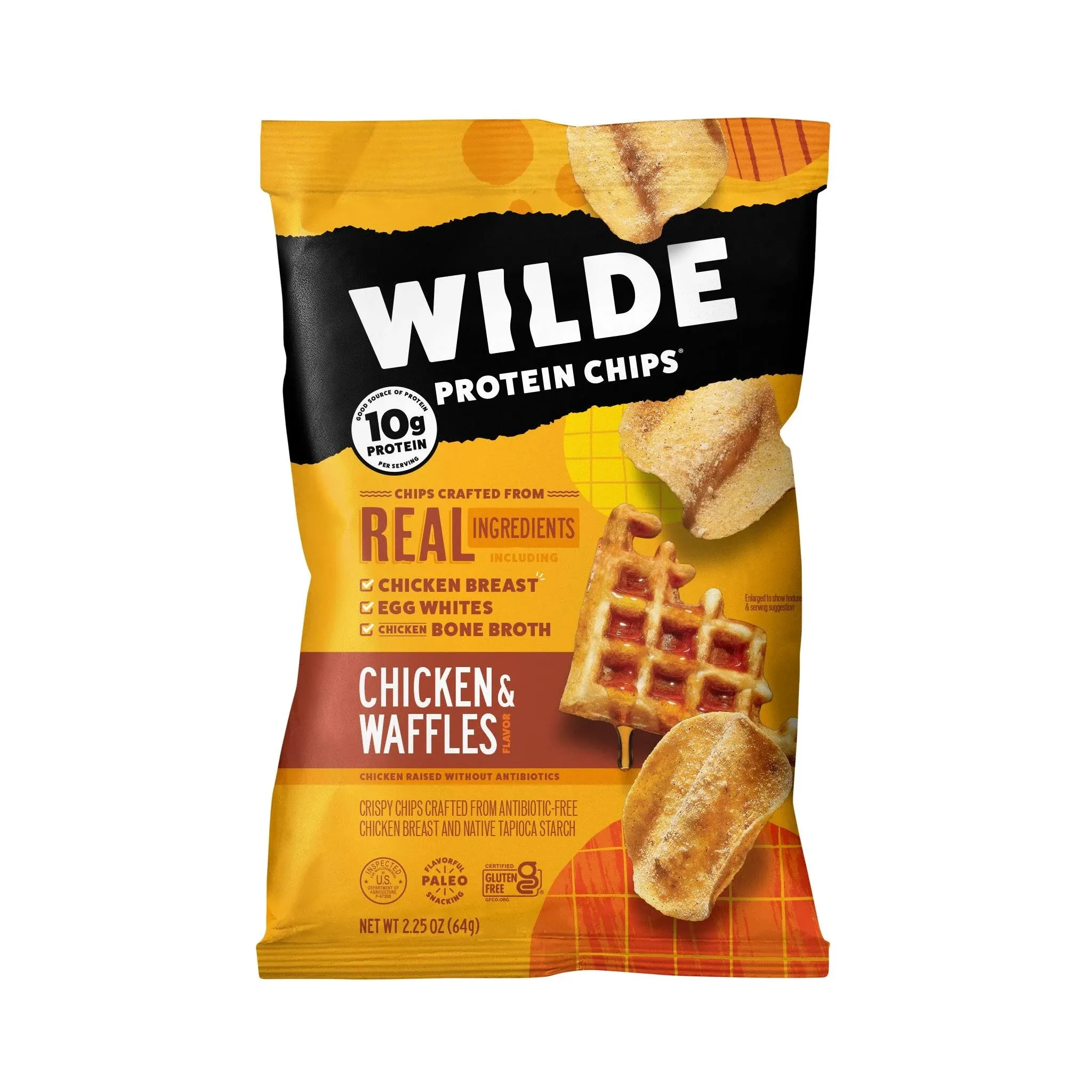 Wilde Chicken & Waffles Protein Chips