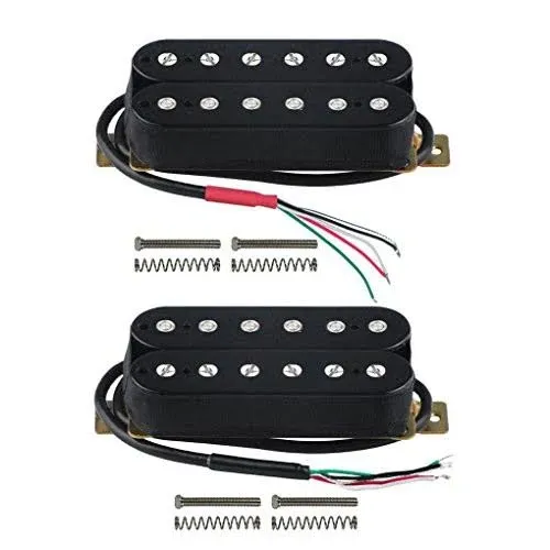 Electric Guitar Pickup Double Coil Humbucker Pickups 52mm Ceramic Bridge Pick...