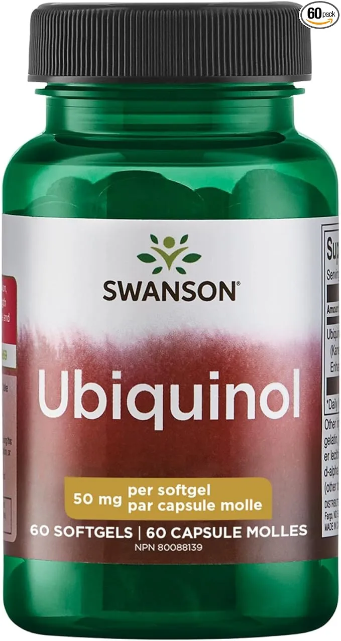 Swanson Ubiquinol 50 Milligrams 60 Sgels