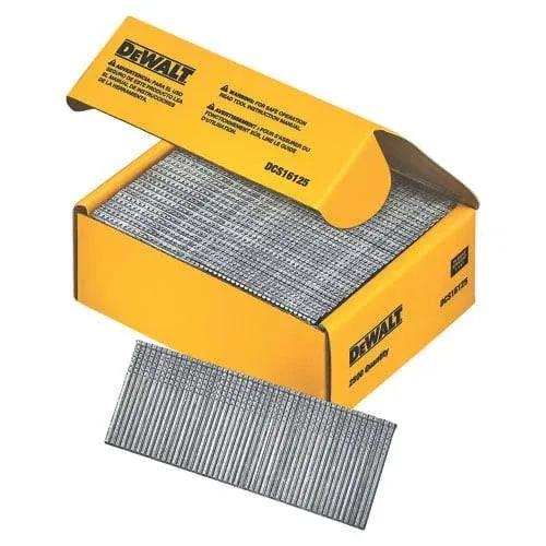 DeWalt DCS16250 Straight Finish Nails, 2-1/2 inch