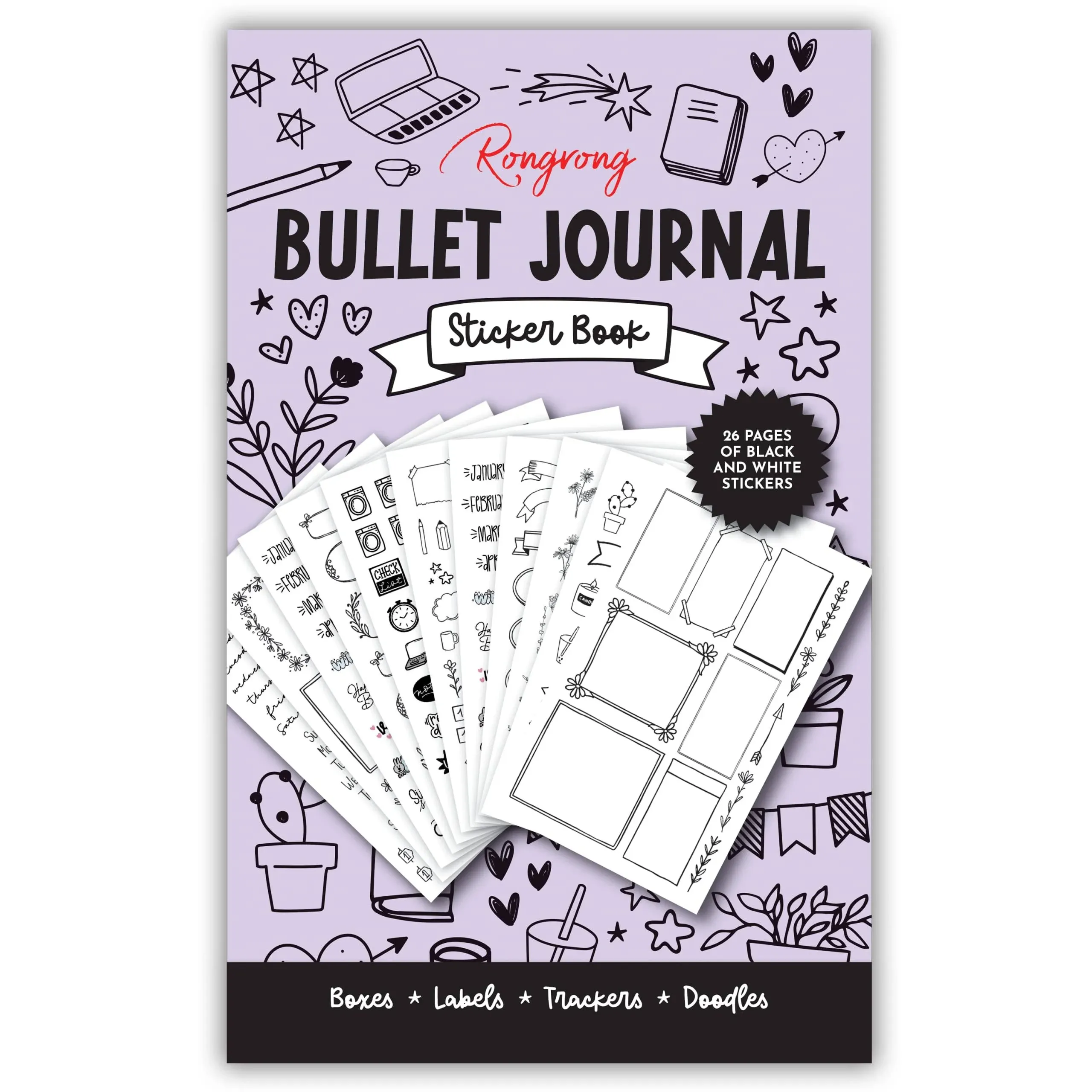 Bullet Journal Sticker Book | Decorative Stickers | Shop Rongrong