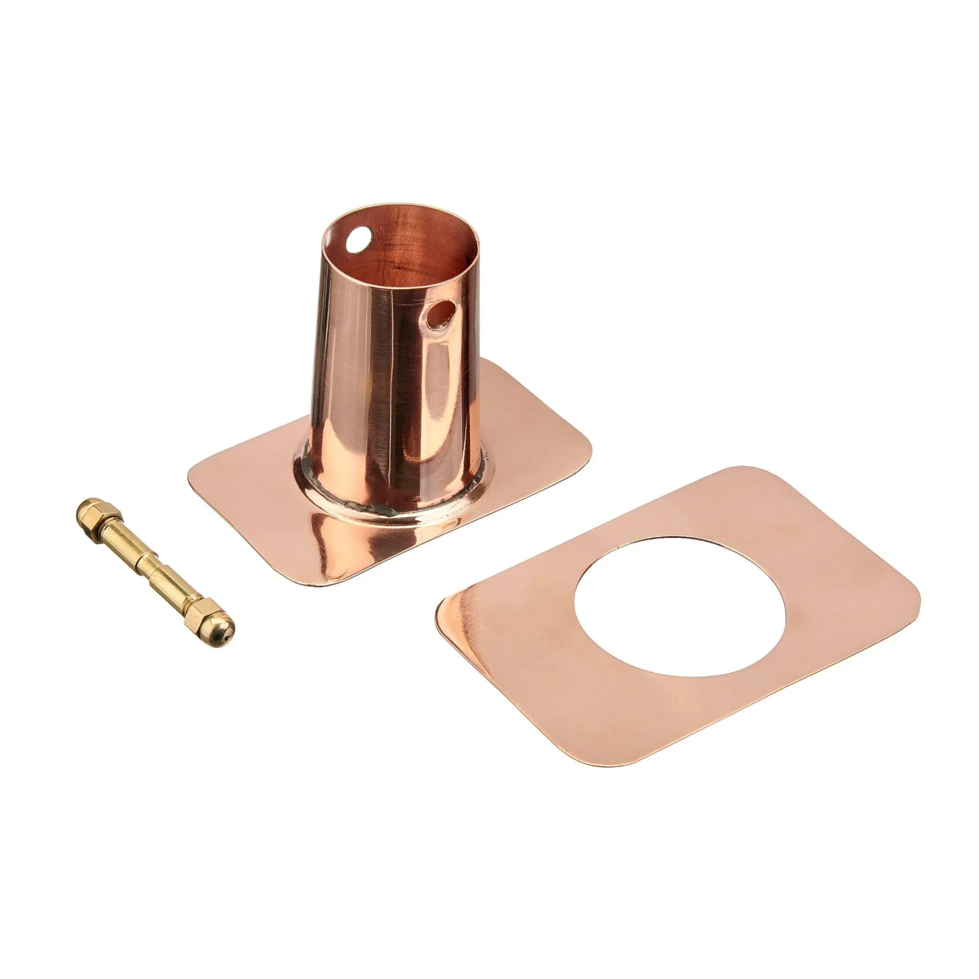 Good Directions Pure Copper Gutter Clip Funnel-495P w/Adaptor Installation Kit