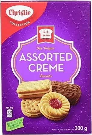 Christie Peek Frean Assorted Creme, 300g/10.6 oz. (3 pack) {Imported from Can...