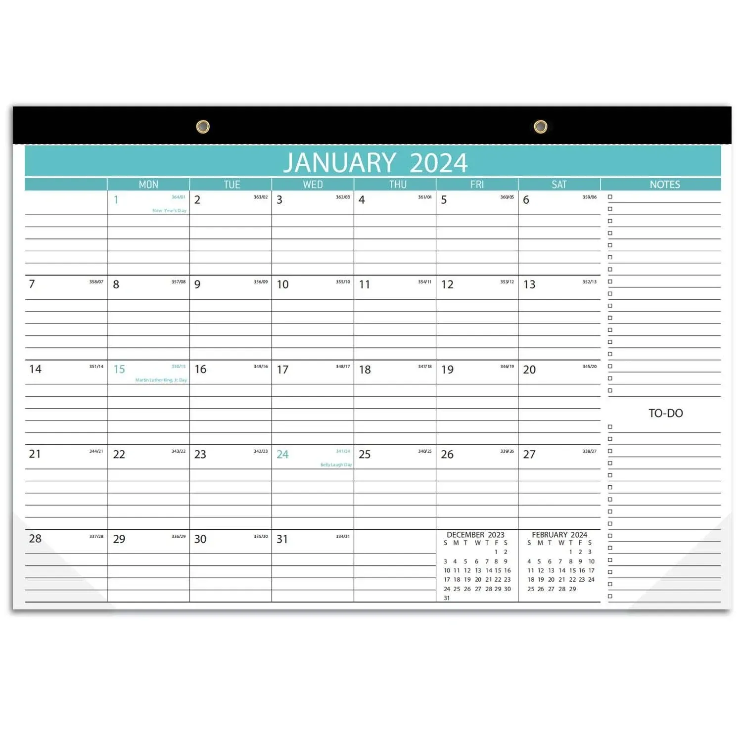 Desk Calendar 2024-2025 January 2024- June 202517&#034;x 12&#034;18 Month Desk/Wall Cal...