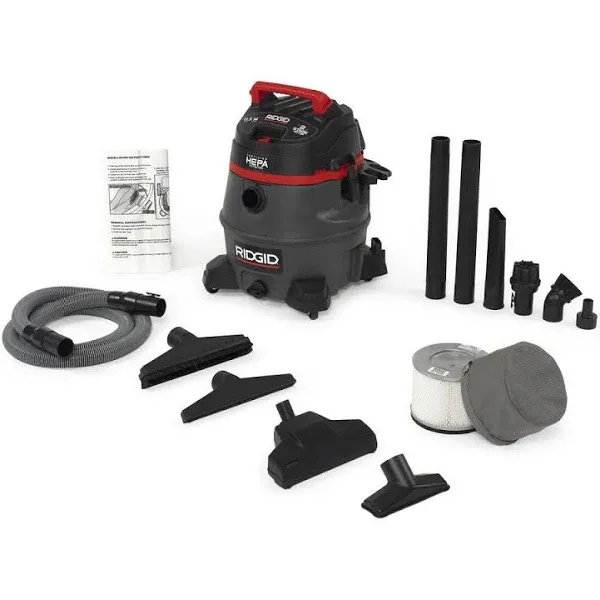 Ridgid 14 Gallon Hepa Certified WetDry Vac