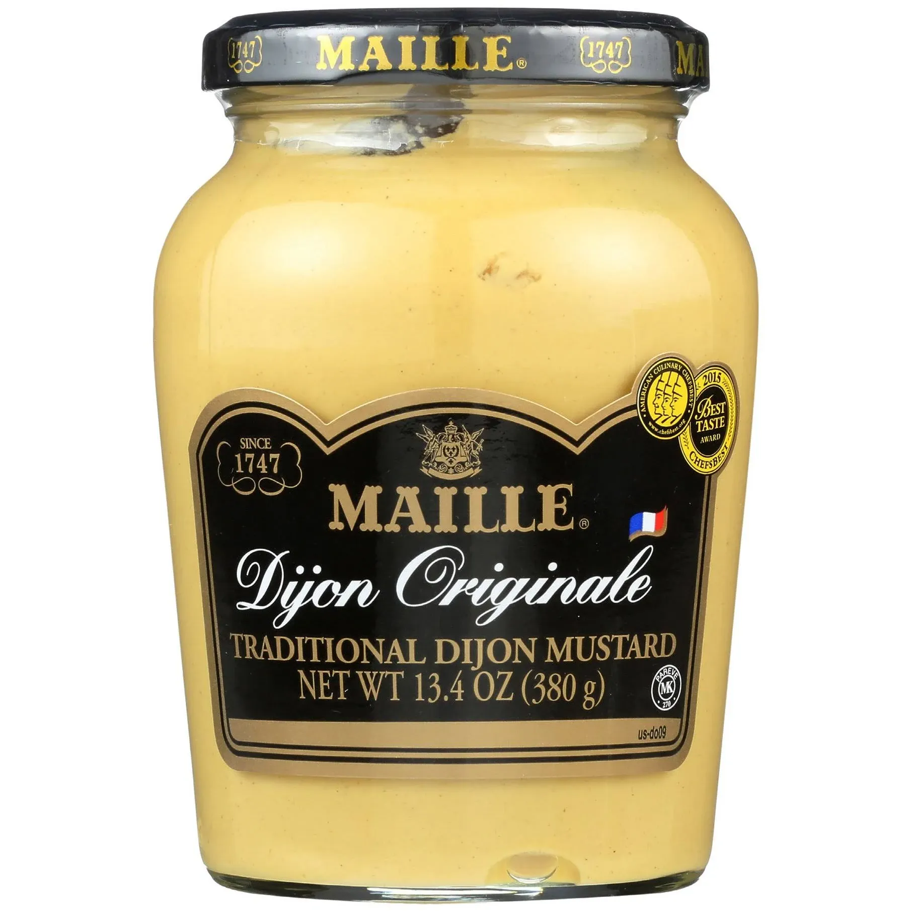 Maille
           Dijon Originale Mustard -- 13.4 oz
        
        
        
        
        
          
          SKU #: 043646201370
          
            Shipping Weight:
              1.26 lb
            
          
          
            Servings:
              About 76