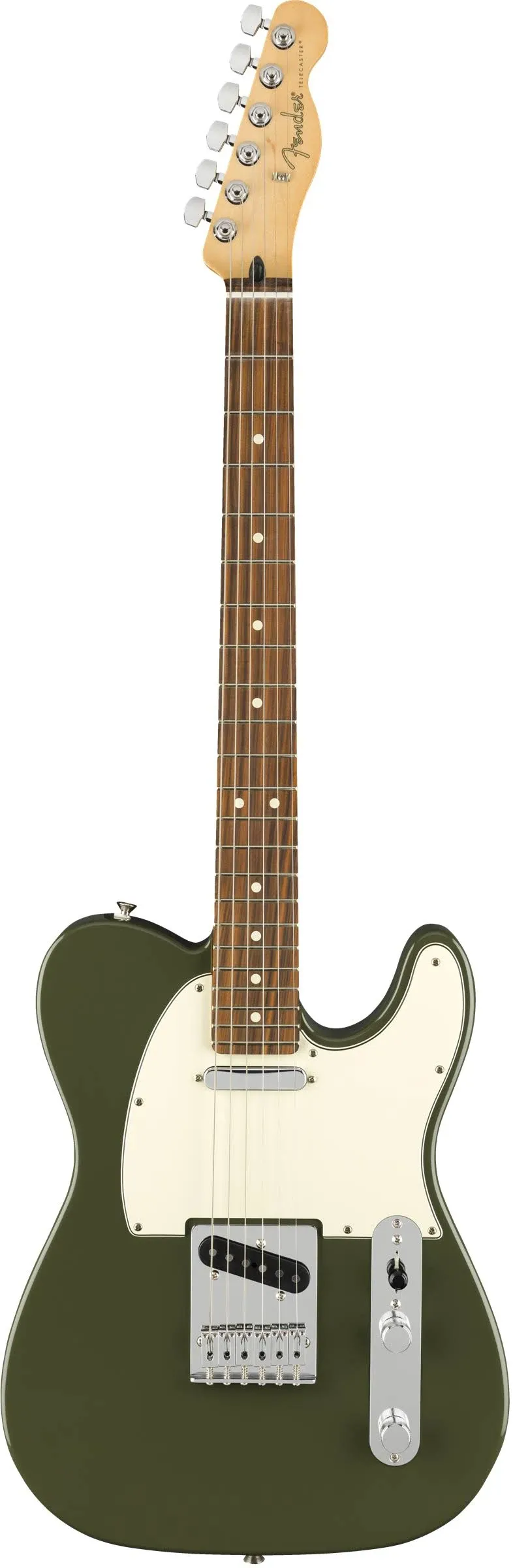 Fender Player Telecaster Olive w/3-Ply Mint Pickguard (CME Exclusive)