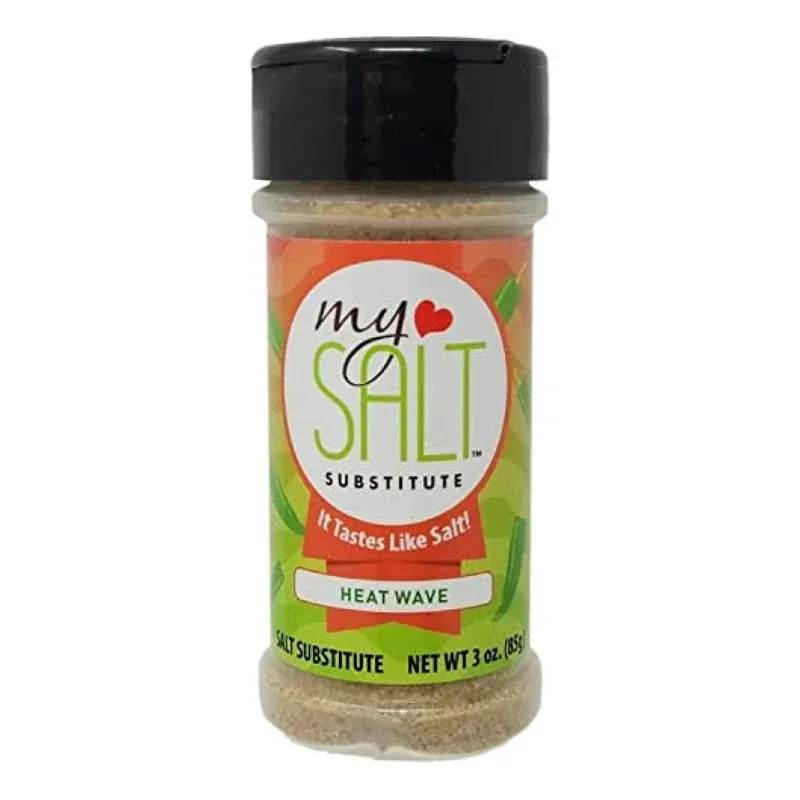 MySALT Heat Wave Salt substitute - Salt Free with A Little Bite - Great on Pizza ...