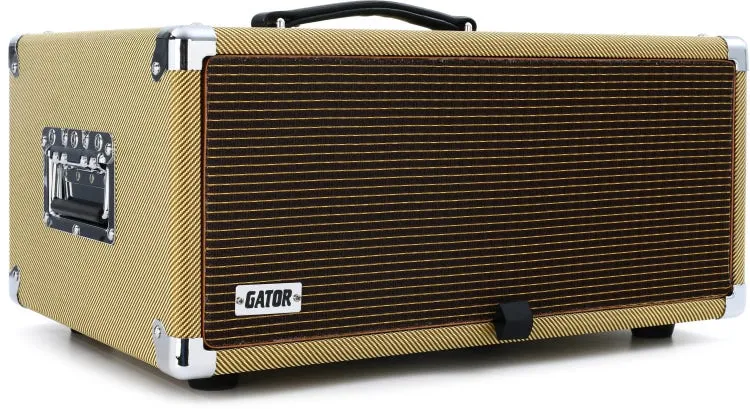 Gator GR-RETRORACK-4TW Vintage Amp Vibe Rack Case - 4U Tweed