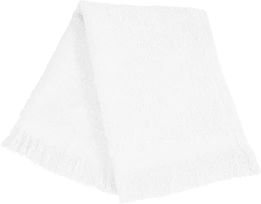 12 Pack Set of 12- Promotional Priced Fingertip Towels White