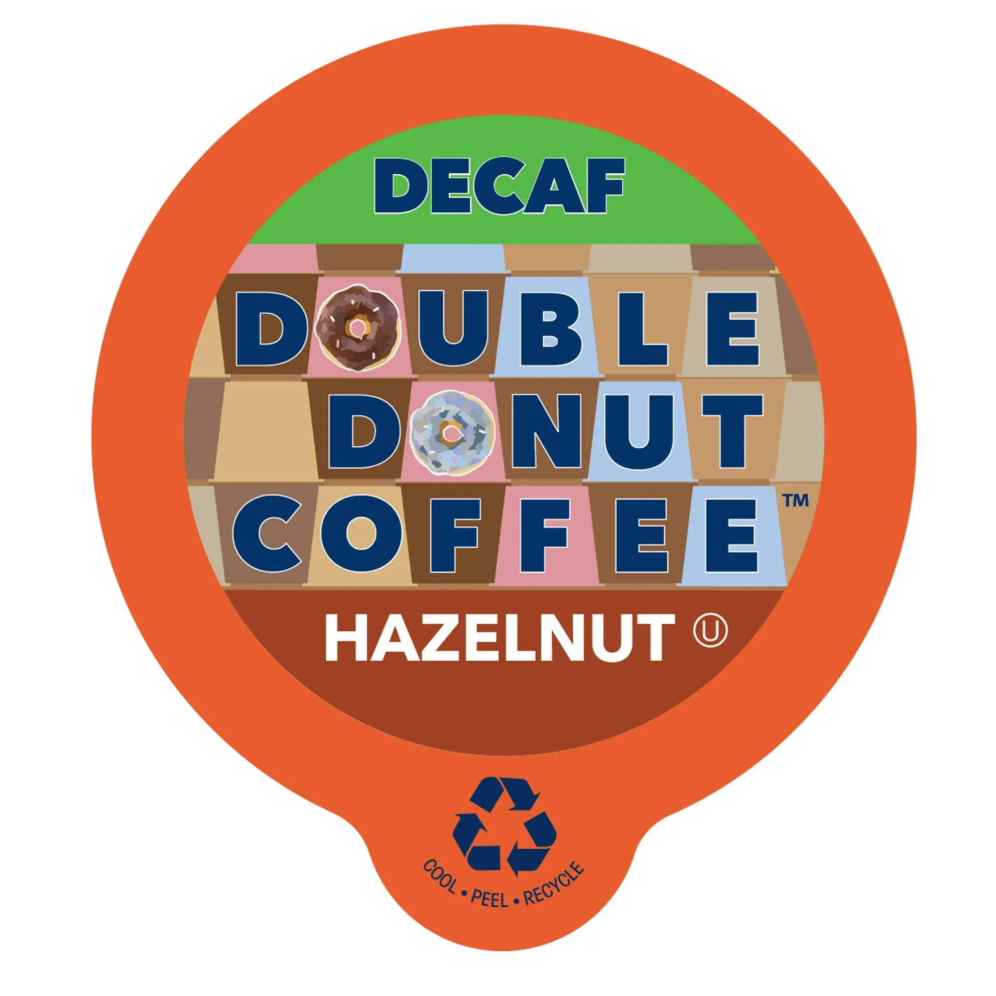 Hazelnut Decaf Coffee Pods Medium Roast Decaffeinated Coffee Pods with Nutty ...