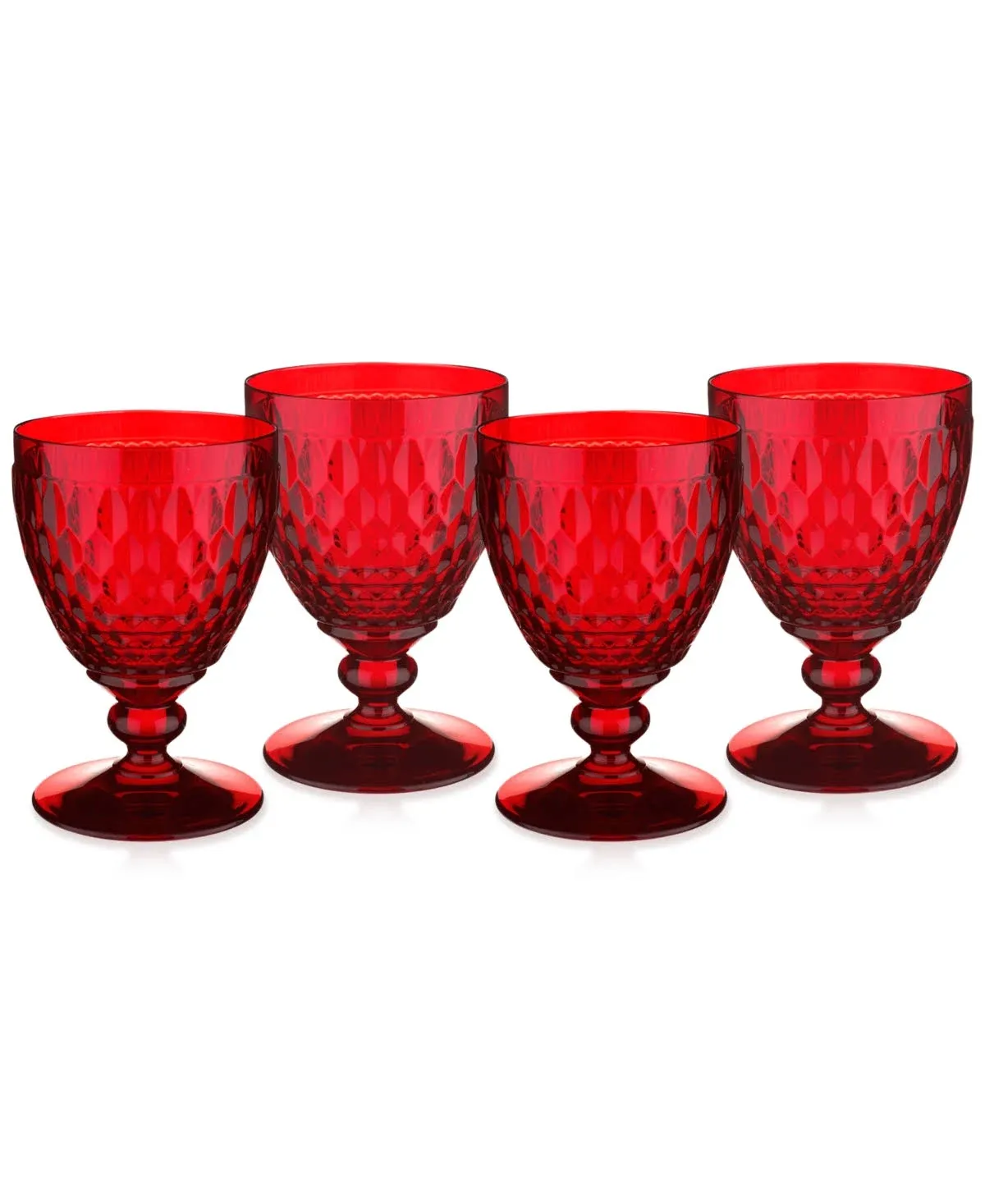 Villeroy & Boch Boston Claret, Set of 4 - Red