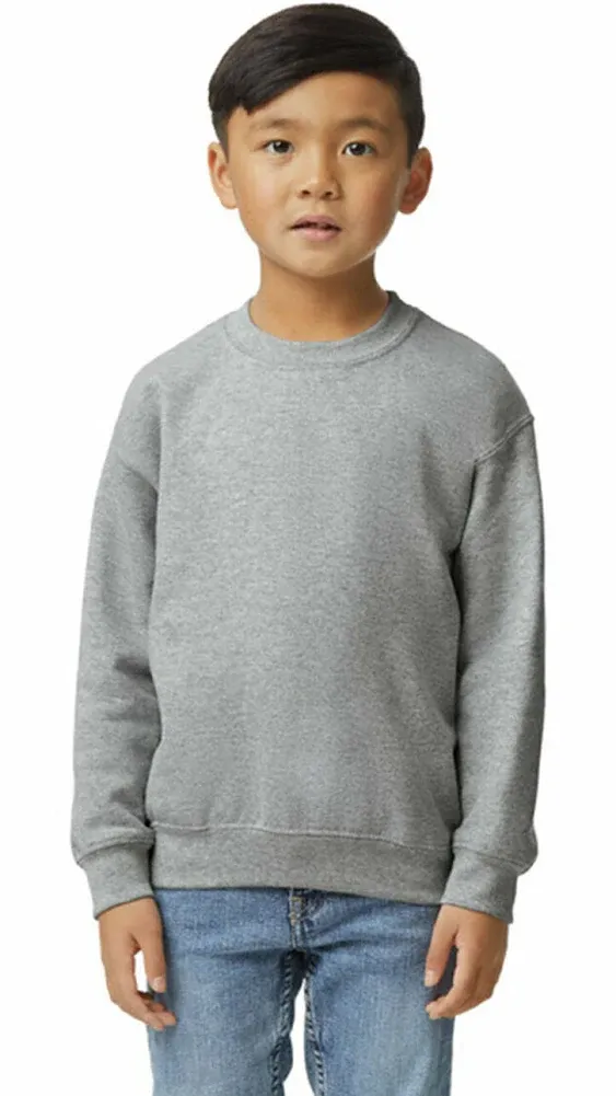 G180B Boy's Gildan Youth Heavy Blend Fleece Crew