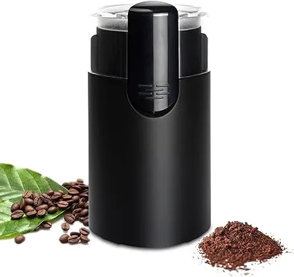 Classic Coffee Grinder Electric, One-Touch Button Spice Grinder, Easy Operation ...