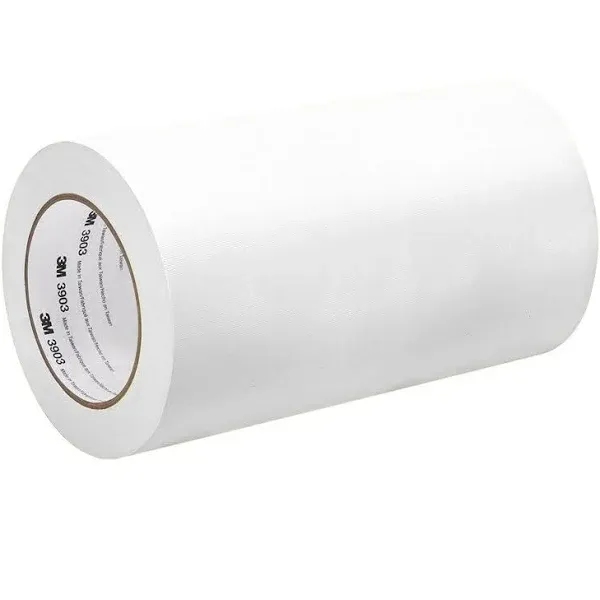 Vinyl Duct Tape, White, 16"x50 yd.