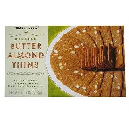 Trader Joe's Belgian Butter Almond Thins