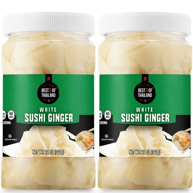 Best of Thailand Japanese White Pickled Sushi Ginger | Fresh SLI