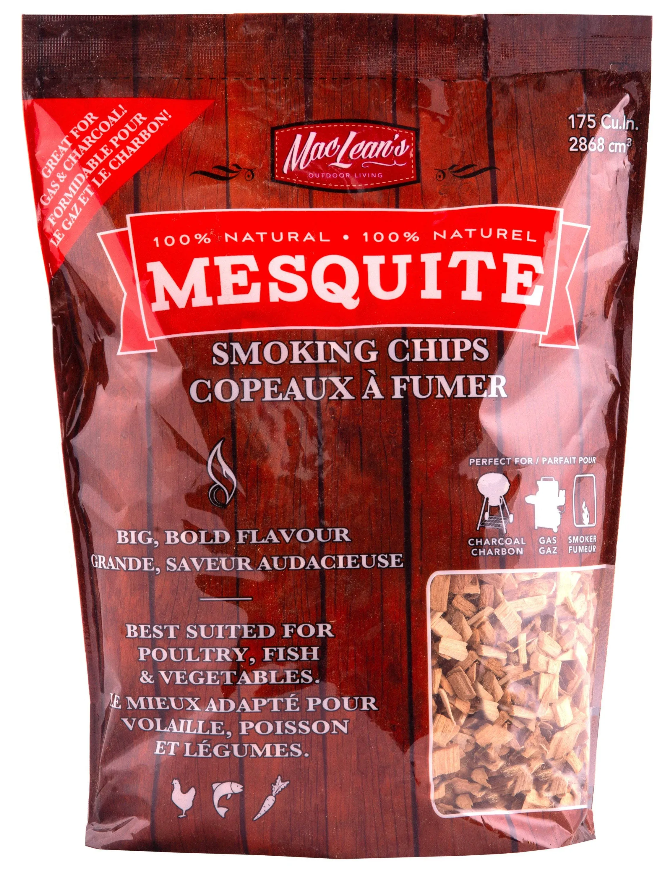 MacLean&#039;s Outdoor Mesquite Wood BBQ Smoking Chips