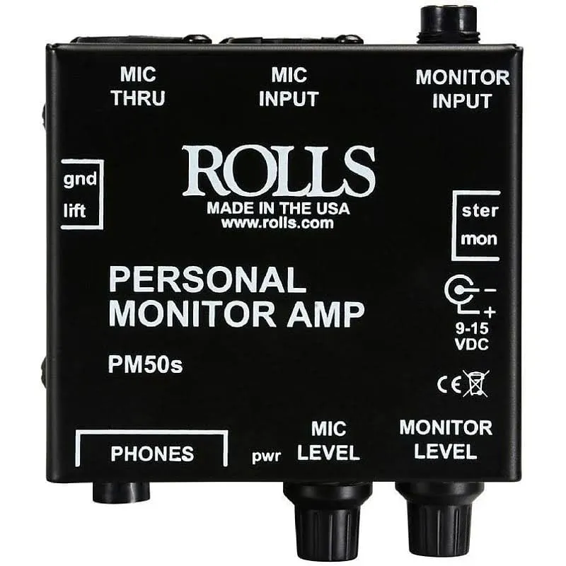 Rolls Pm50s Personal Monitor Amplifier