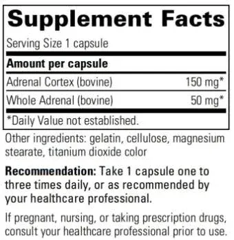 Integrative Therapeutics - Adrenal-Cortex Fractions - 60 Capsules