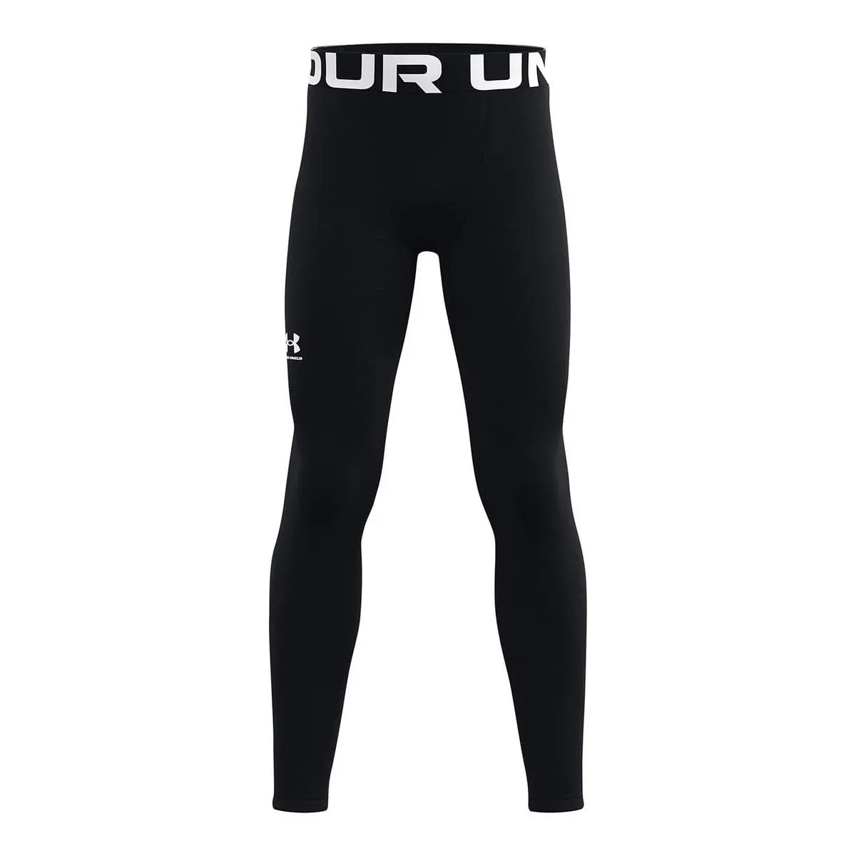 Under Armour ColdGear Armour Leggings Boys Black/White S