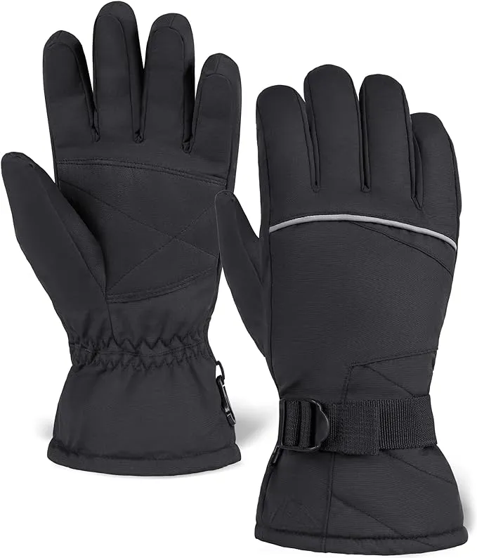 Tough Outdoors Winter Snow & Ski Gloves - Designed for Skiing, Snowboarding, Shr