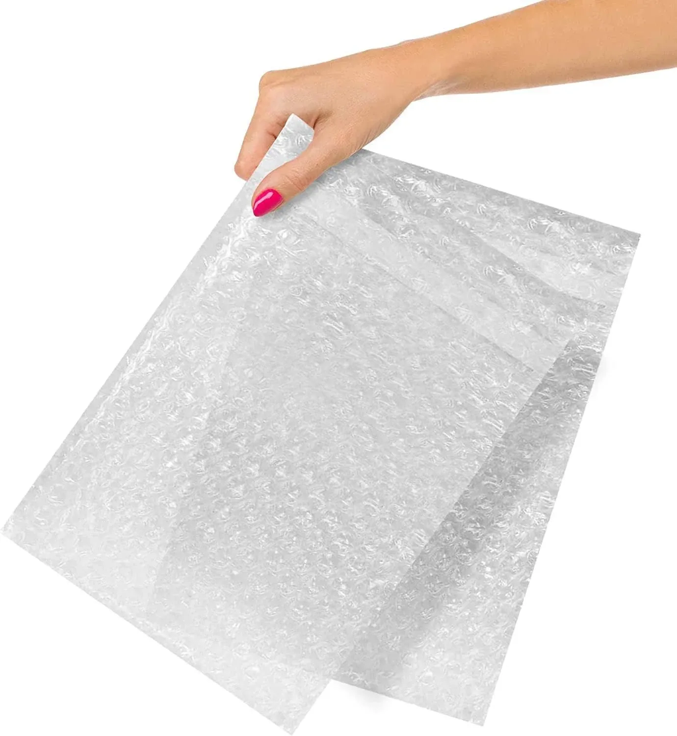 25 Pack Clear Bubble Out Bags 8 x 11.5 Cushioning Self-Seal Bubble Wrap Pouches