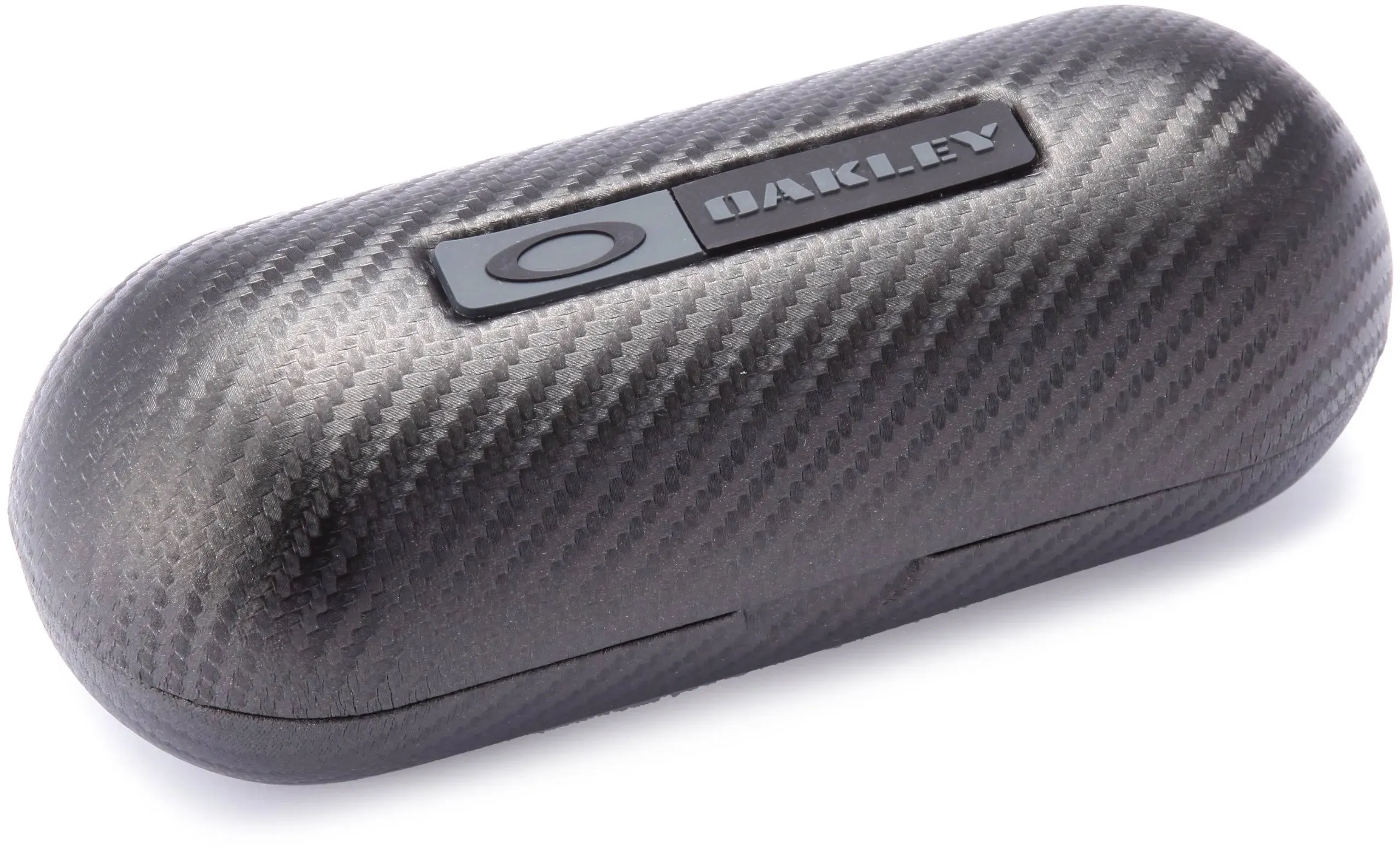 Oakley Carbon Fiber Silver Black Hard Sunglasses Case