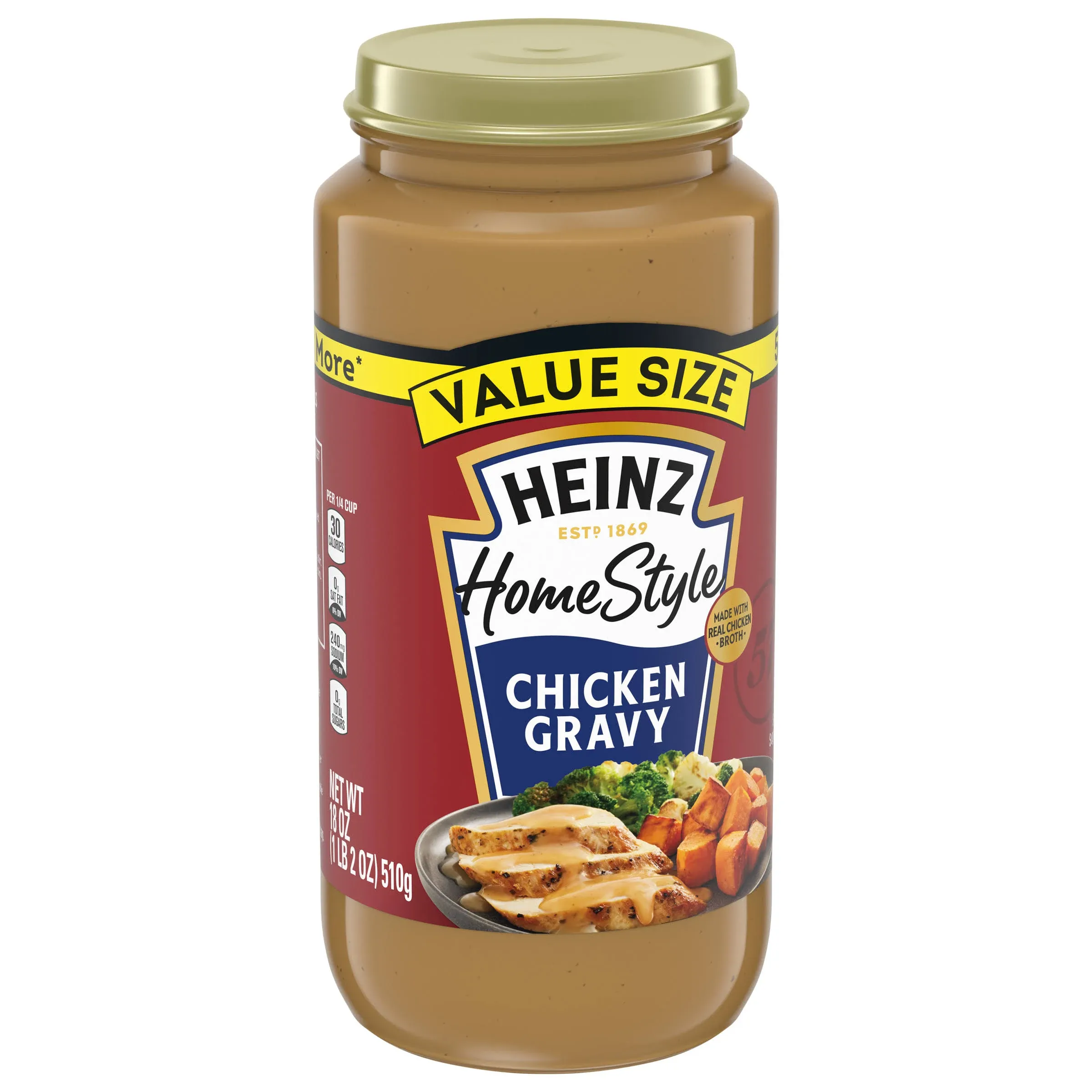 Heinz Gravy, Classic Chicken, Homestyle, Value Size - 18 oz