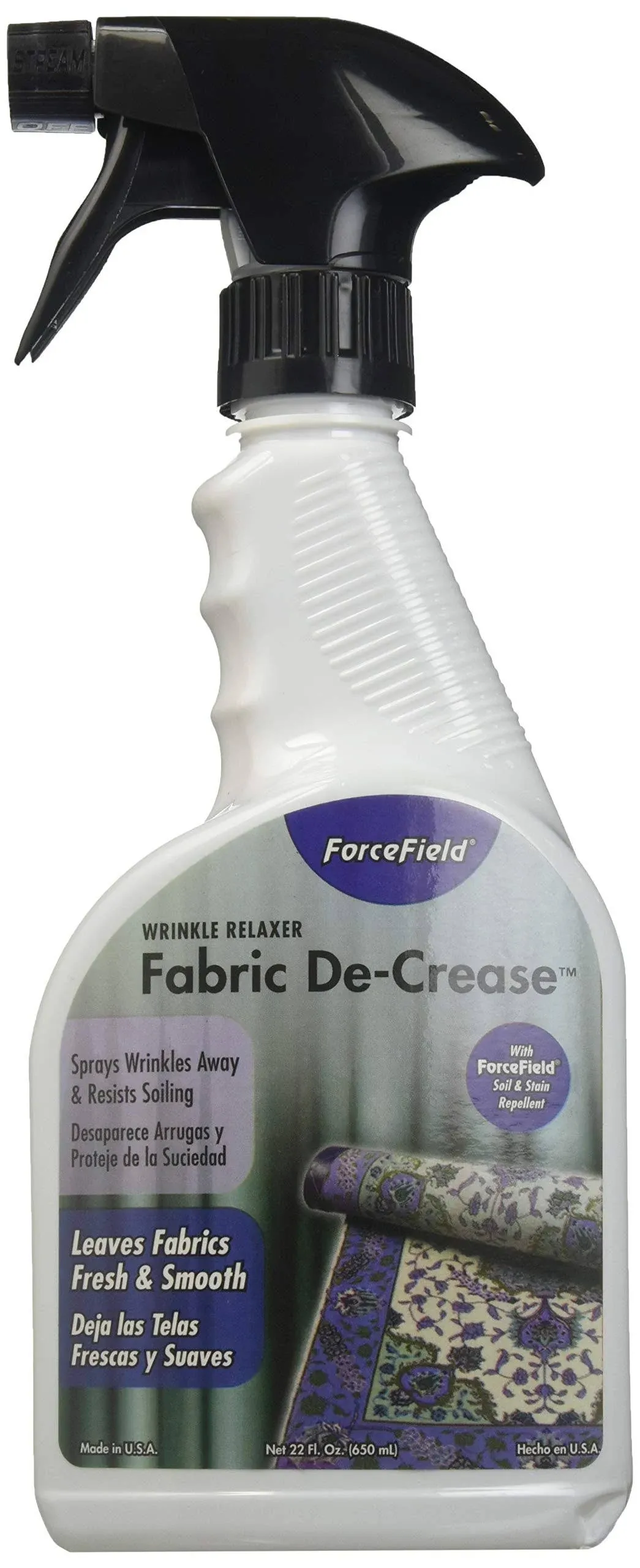 Forcefield Fabric De-Crease Wrinkle Relaxer