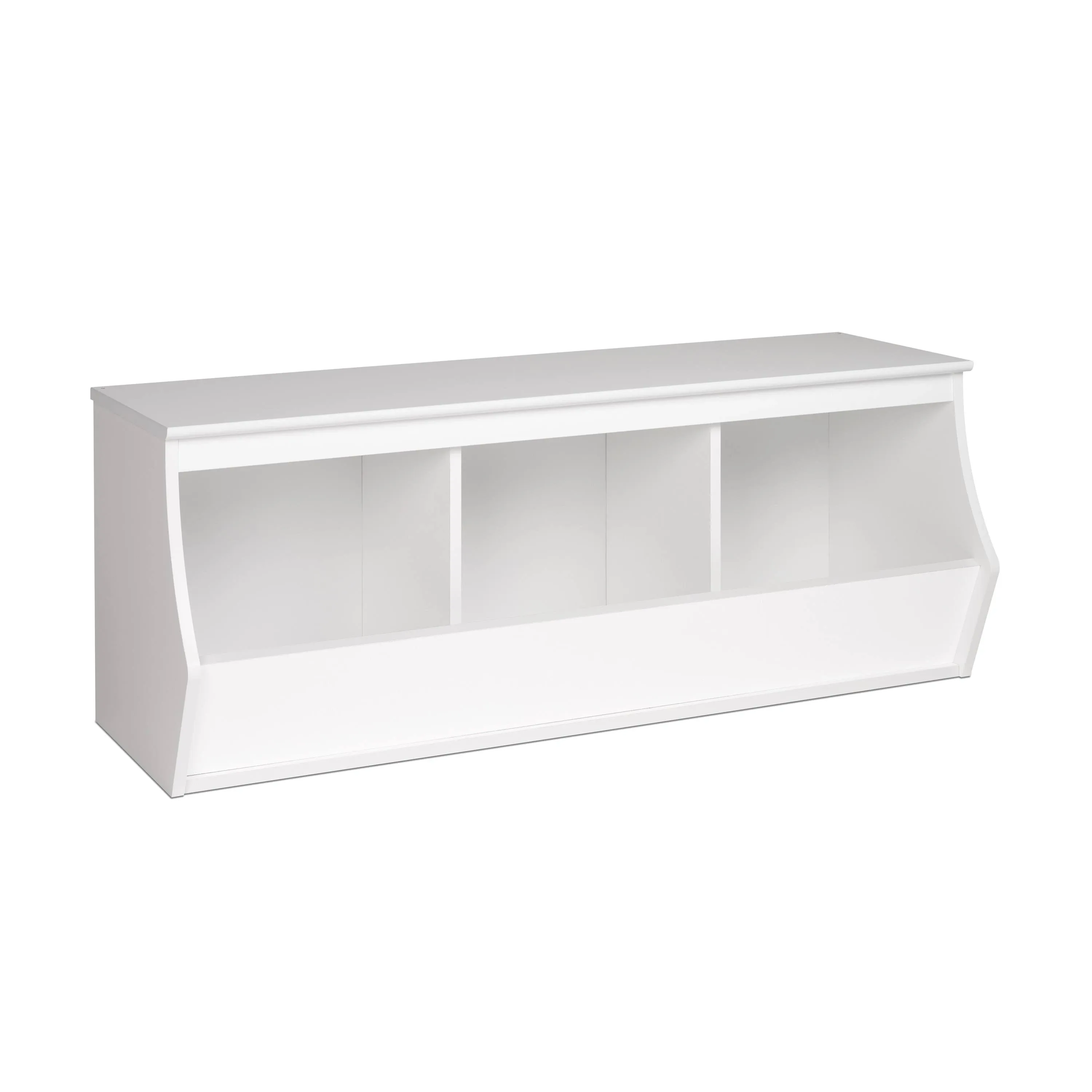 Prepac Monterey Stackable 3 Bin Storage Cubby White