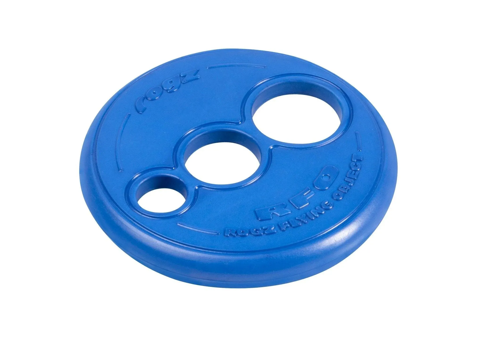 Rogz RFO Frisbee Disc Small Fetch Dog Toy Blue