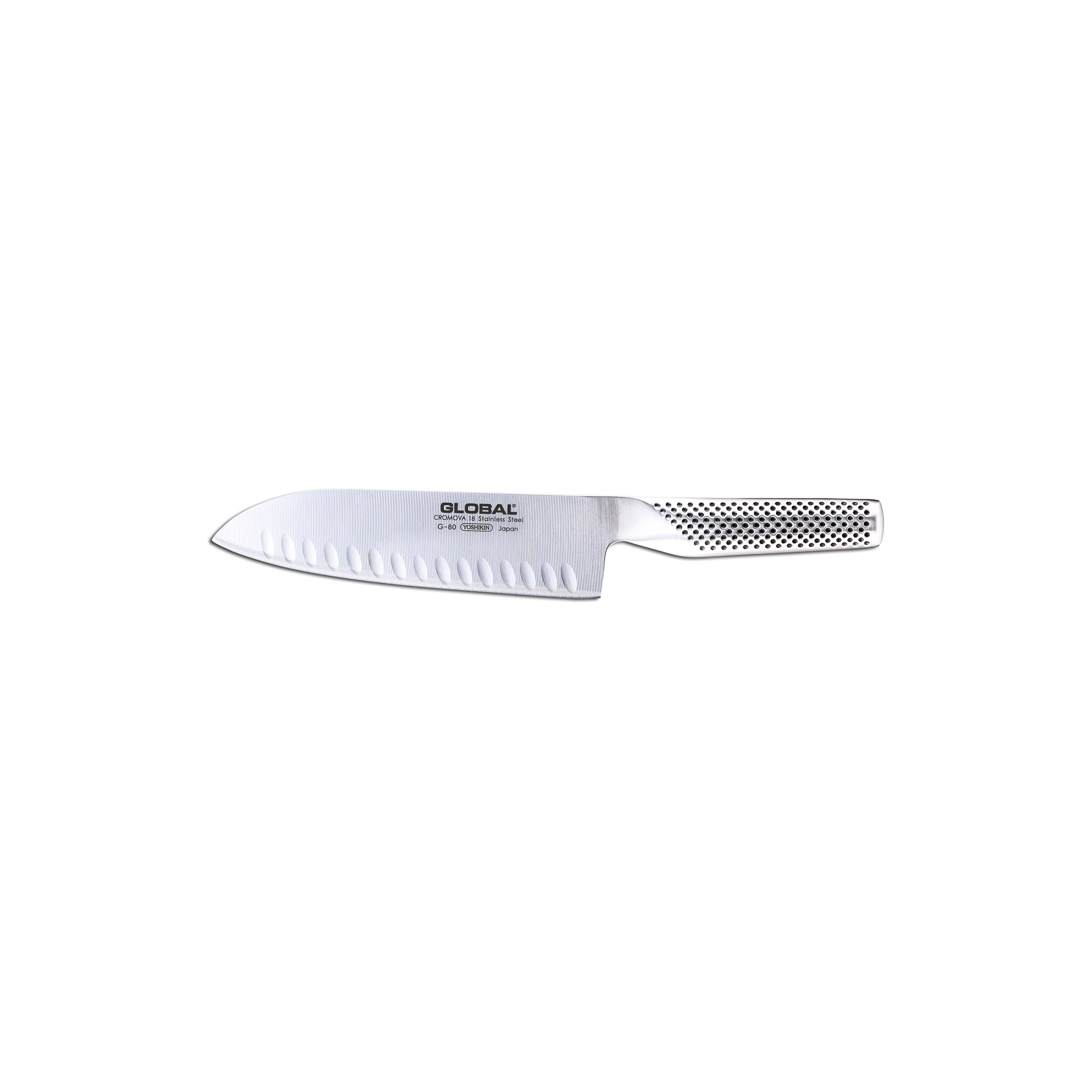 Global Santoku Knife Hollow Ground 7-in