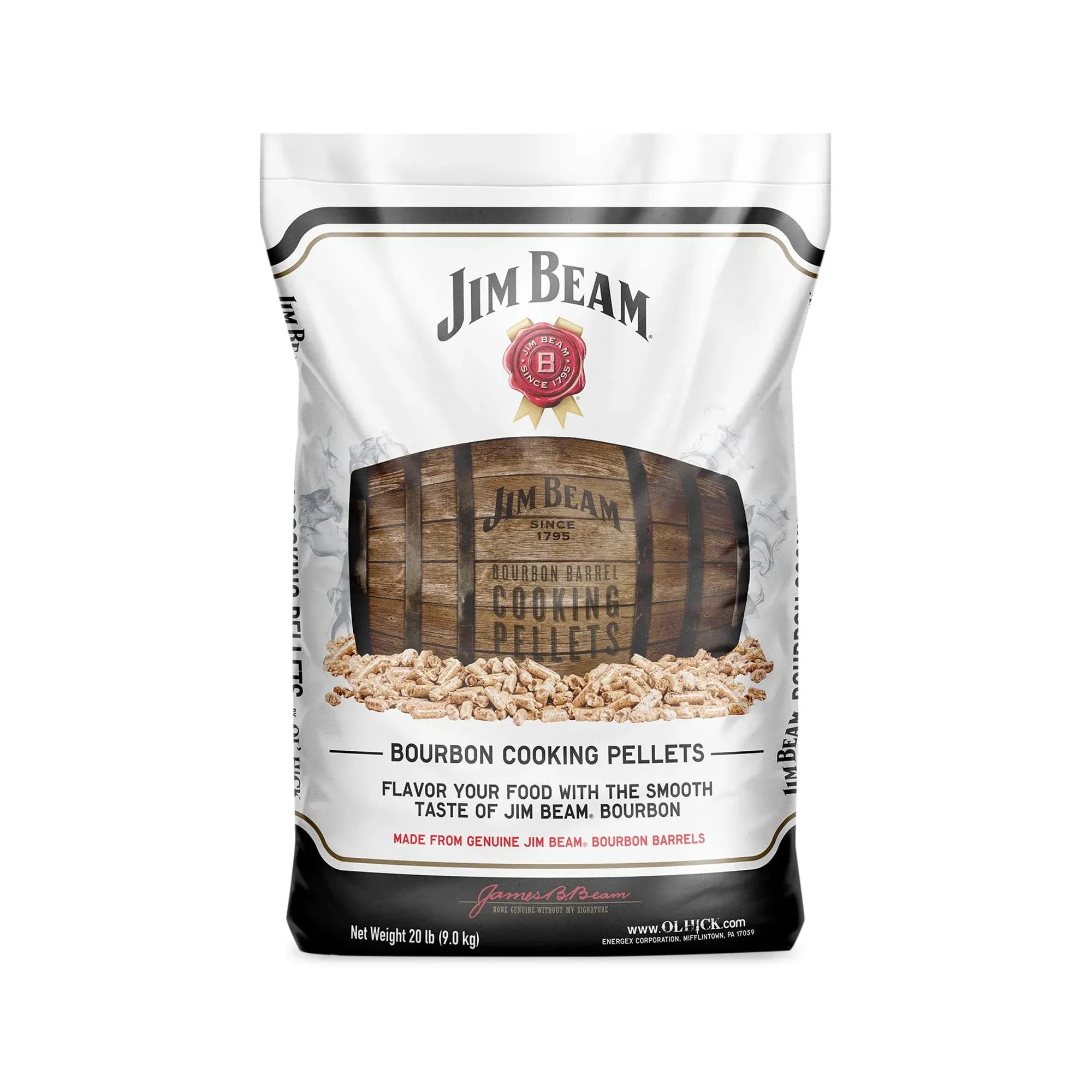 Ol' Hick 20 lbs. Jim Beam Bourbon Barrel BBQ Cooking Pellets