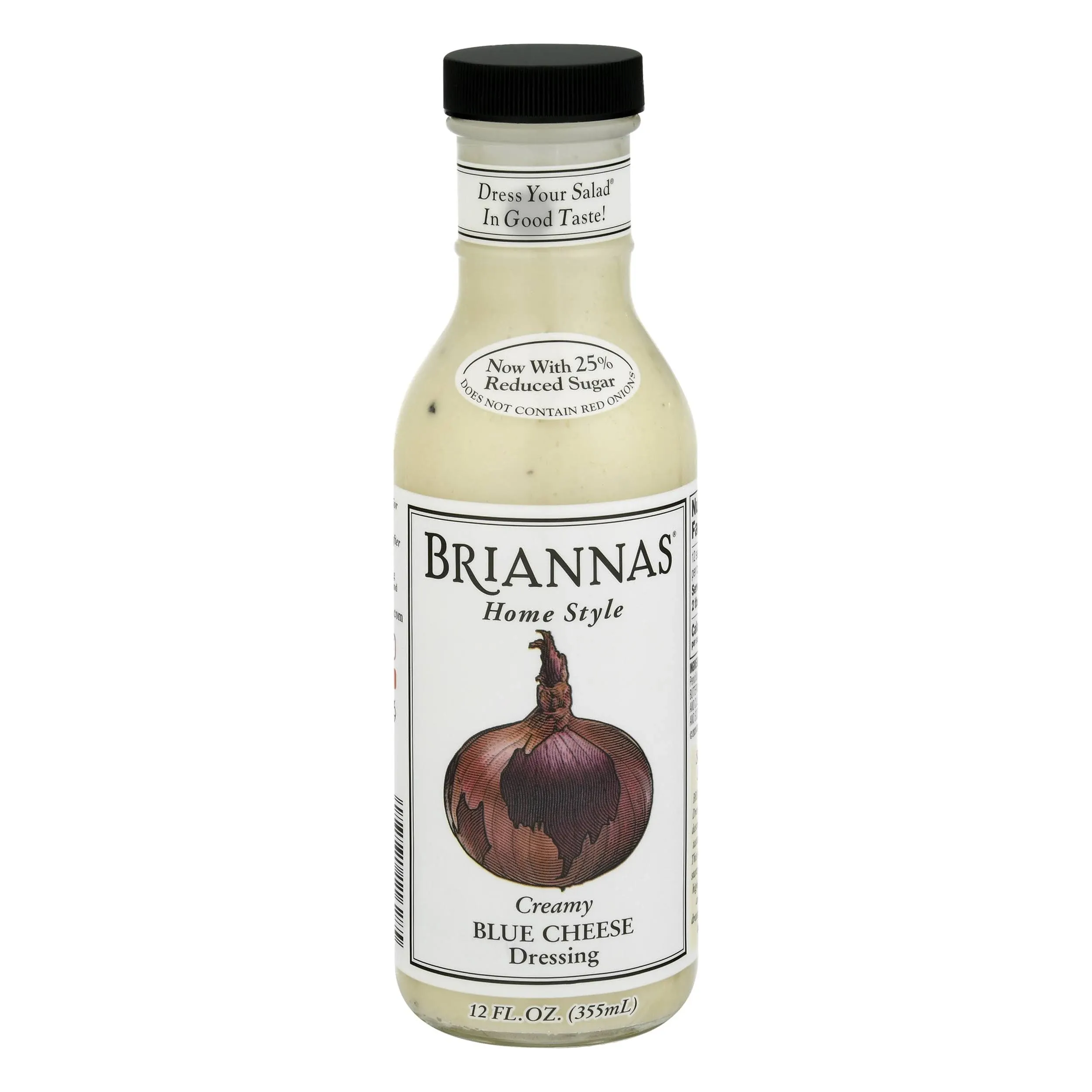 Briannas' Home Style Dressing, True Blue Cheese - 12 fl oz bottle