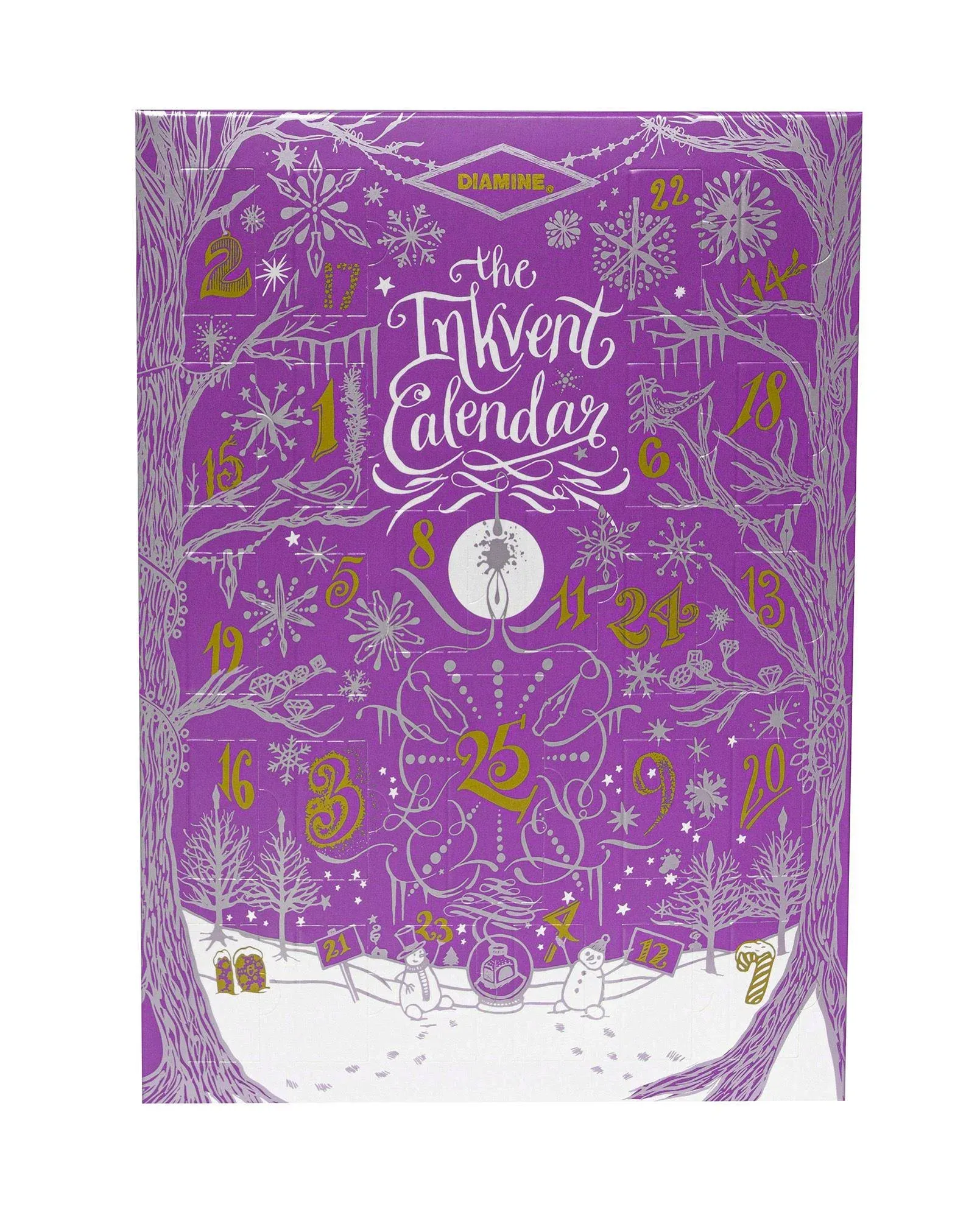 Diamine 2023 Inkvent Calendar - Purple Edition