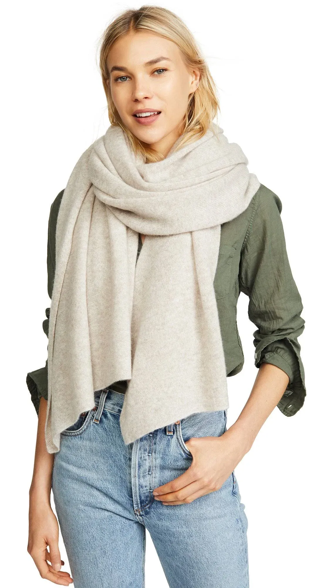 White + Warren Cashmere Travel Wrap