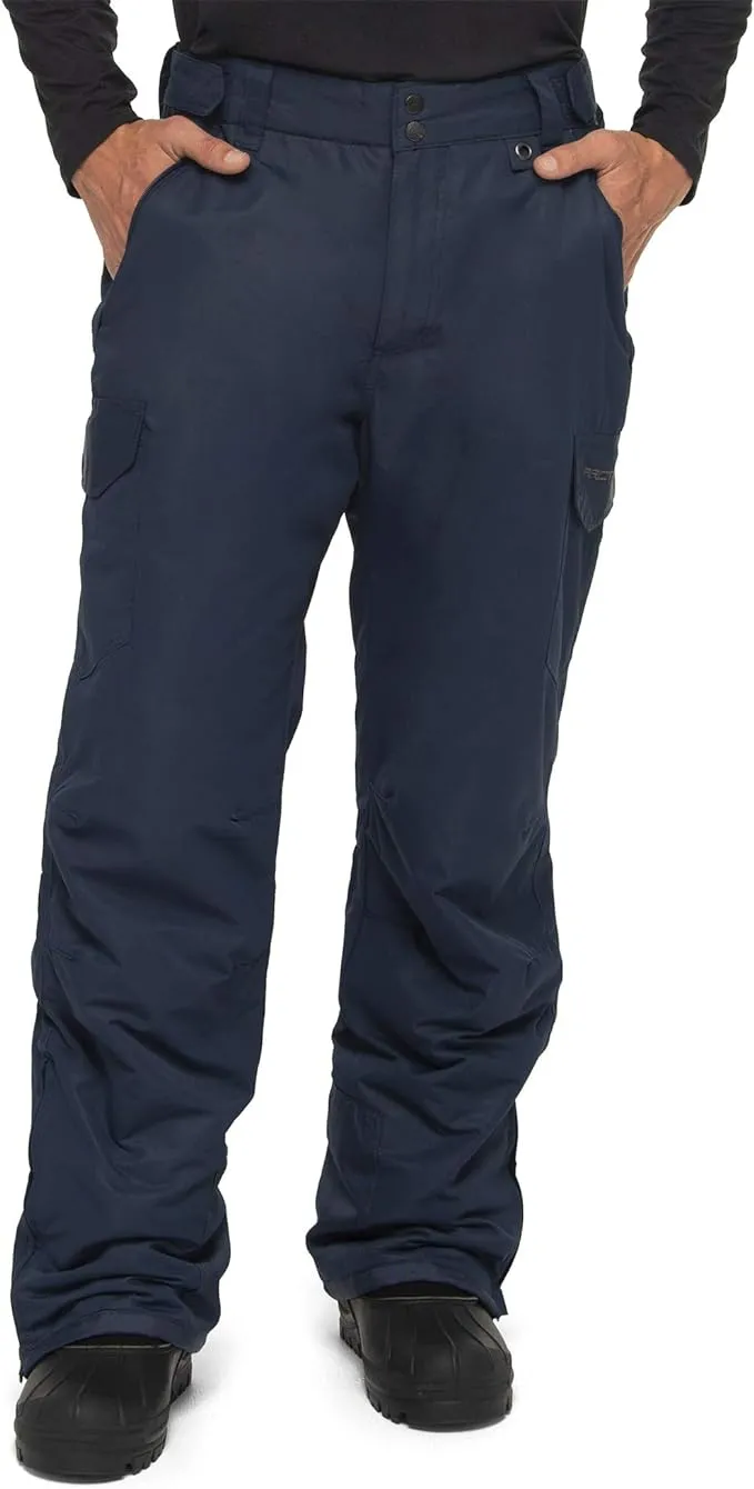 NWT Arctix Men&#039;s Snowsport Cargo Insulated Ski Pants Blue Night Navy XLarge 34&#034;L