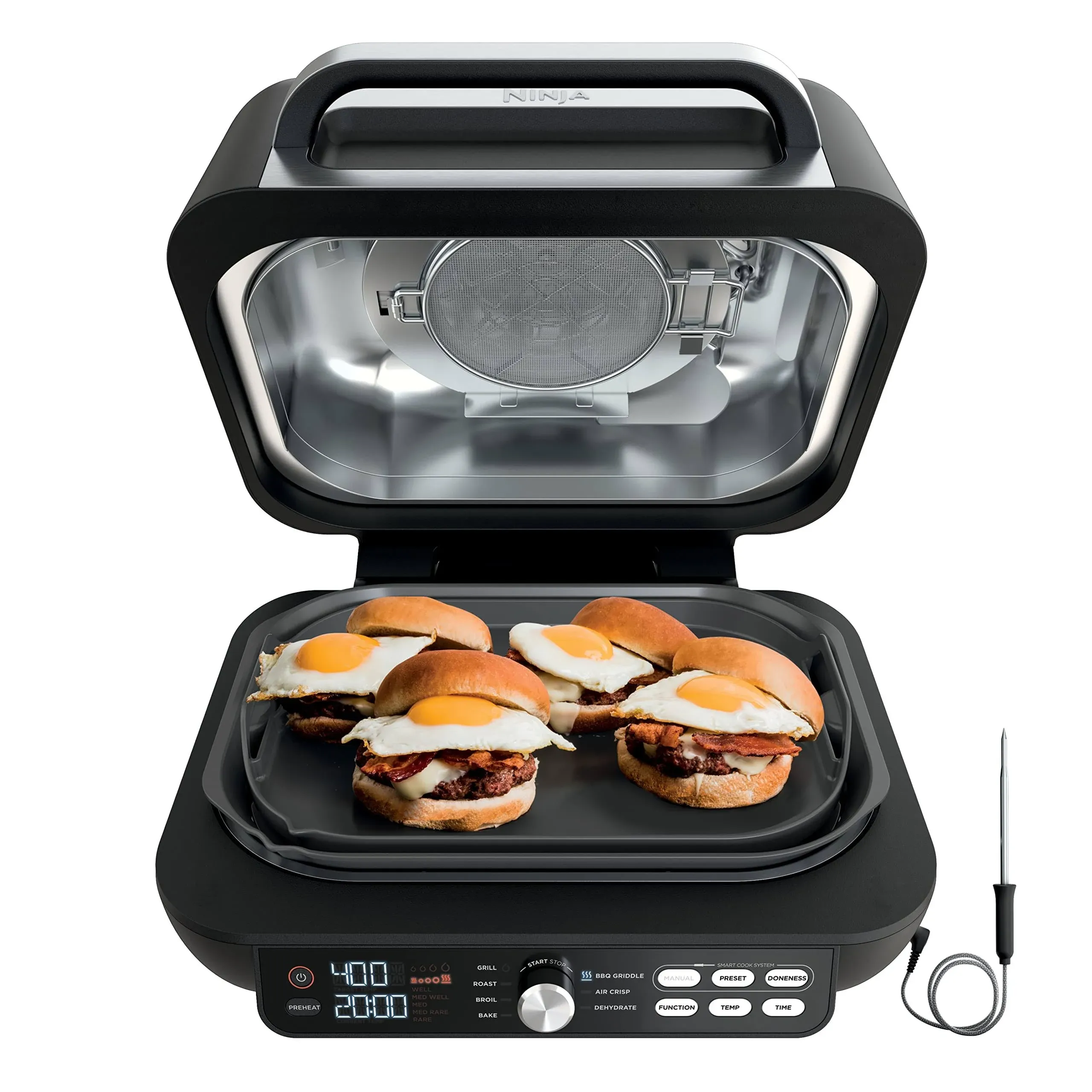 Ninja Foodi Smart XL Pro 7-in-1 Indoor Grill/Griddle Combo IG651