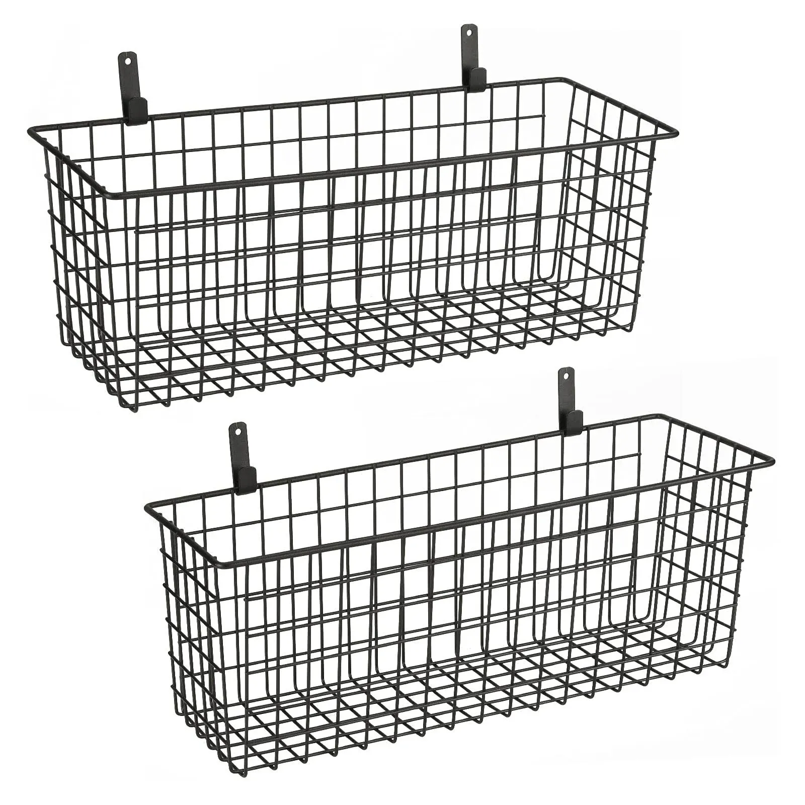 Extra Large Wire Baskets, Wire Storage Baskets Durable Wire Baskets for Sto...