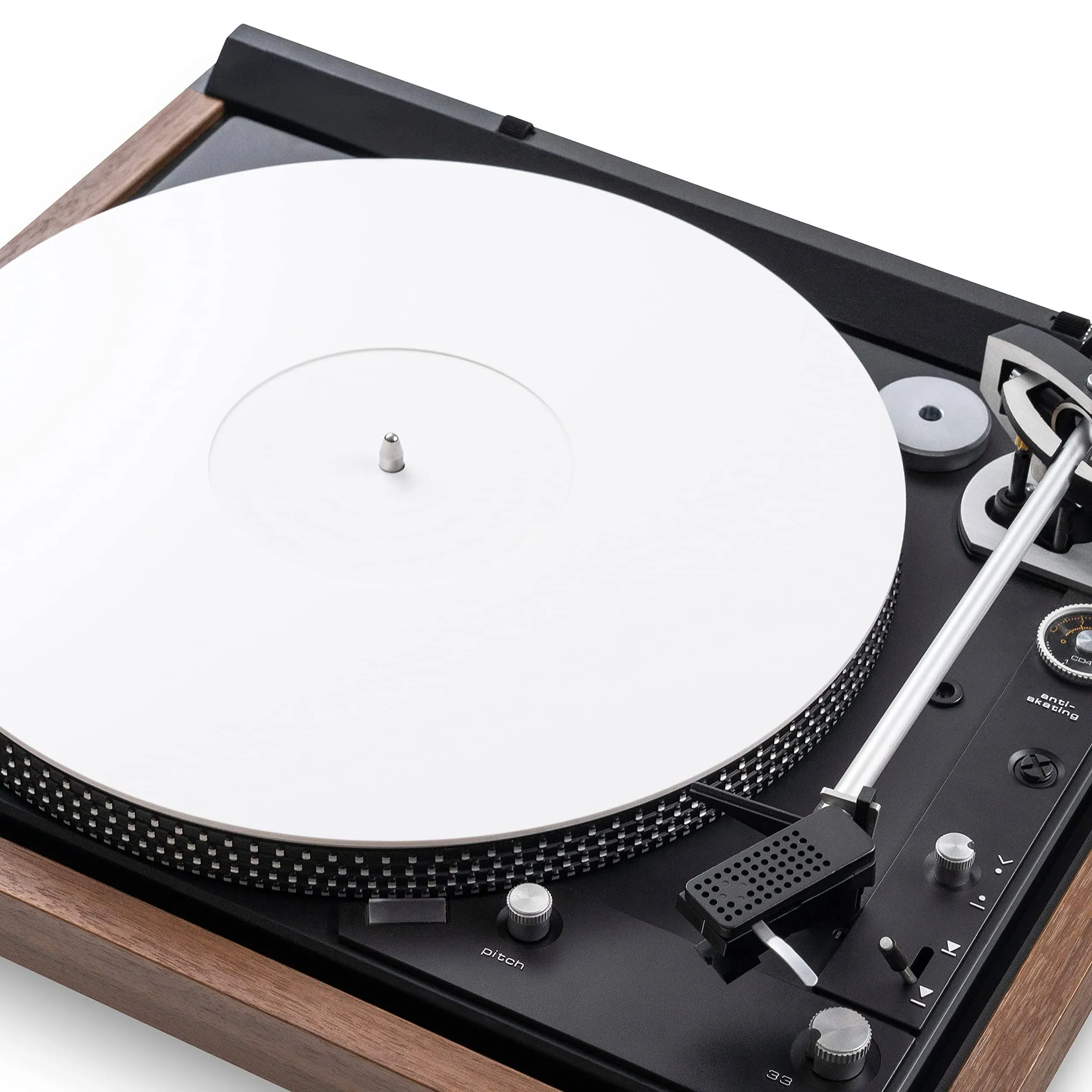 Acrylic Turntable Platter Mat, White 12 Inches for Vinyl LP Records