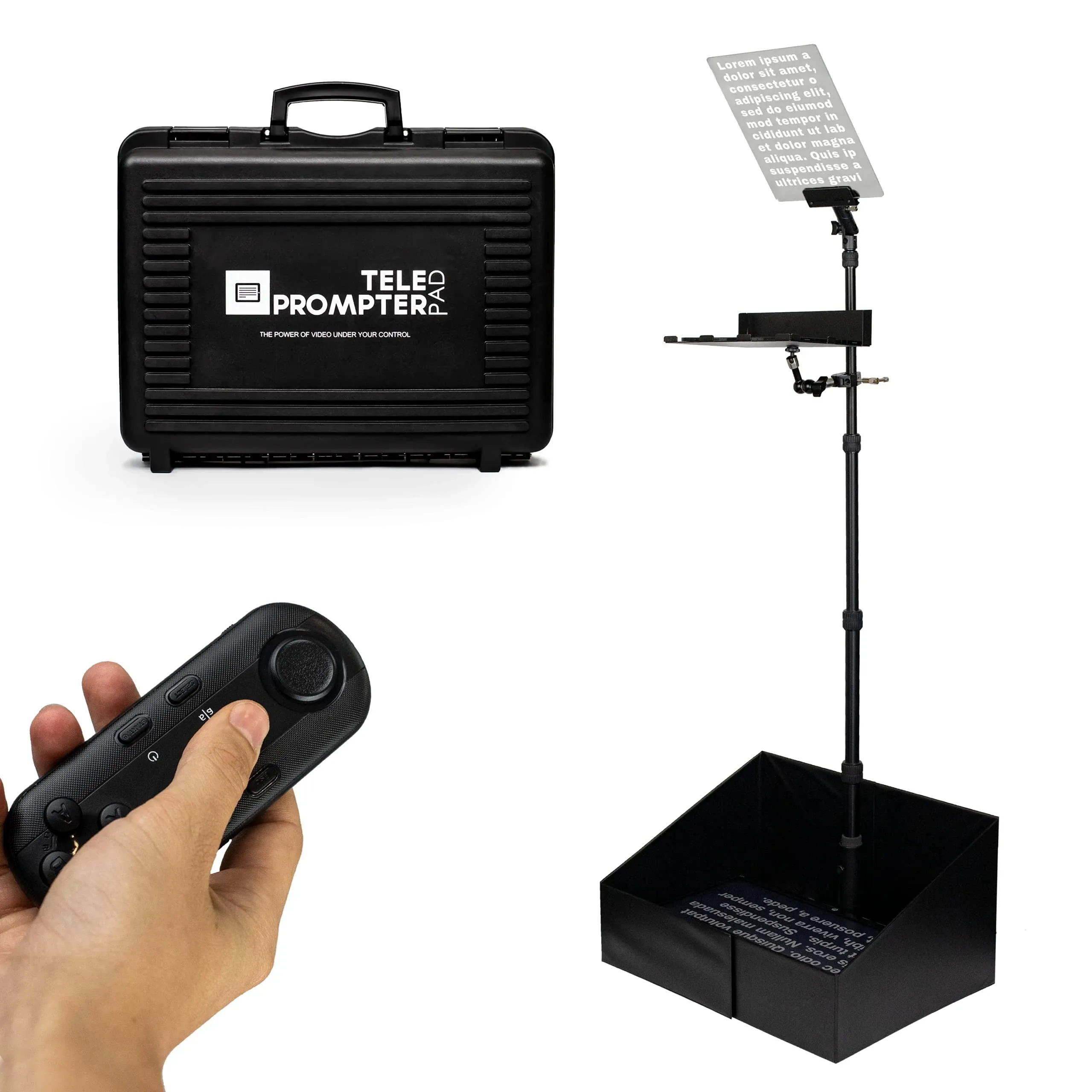 Teleprompter Pad iPresent Pro - Portable Presidential Teleprompter for iPad ...