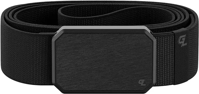 Groove Life Groove Belt Men's Stretch Nylon Belt with Magnetic Aluminum Buckle, Lifetime Coverage