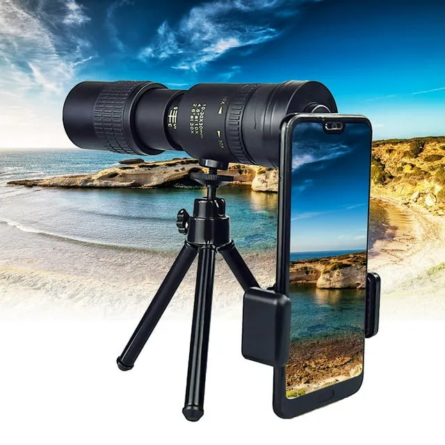 Monocular-Telescope High Powered Monocular for Adults Monocular for Smartphone Adapter Monocular Telescope Hunting Wildlife Bird Watching Travel Camping Hiking