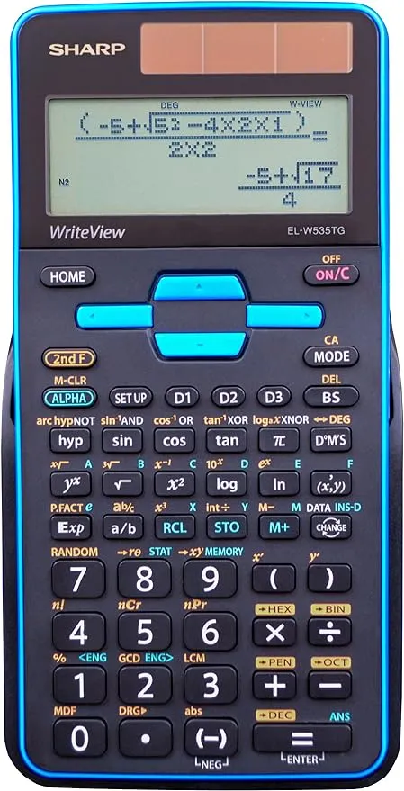 Sharp® EL-W535TGBBL Scientific Calculator