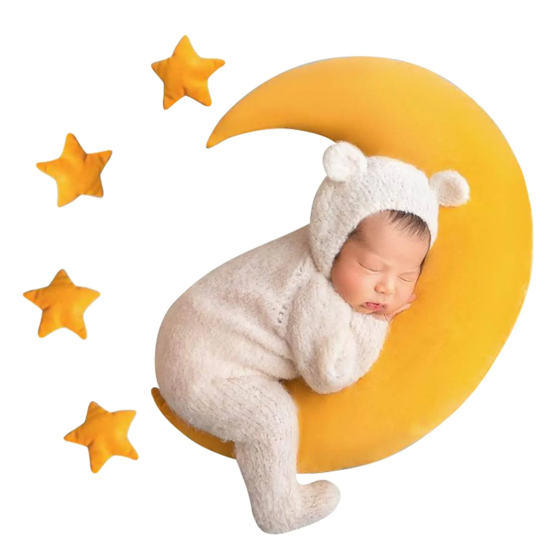 Baby Moon Star Pillow Newborn Posing Pillow Newborn Photography Prop Newborn ...